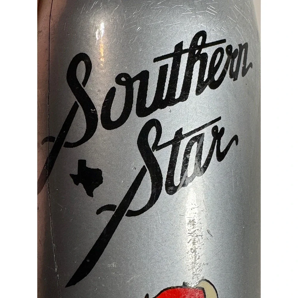 Southern Star Brewing Bombshell Blonde Beer Tap Handle Bomb Pinup Girl Silver